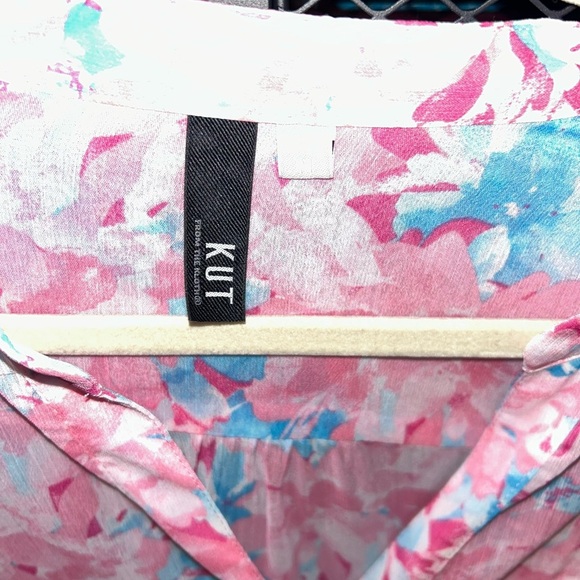 Kut From The Kloth Floral Long Sleeve Blouse Size M - Picture 4 of 7